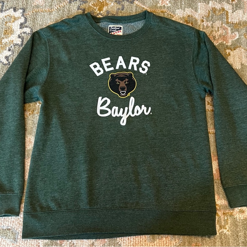 Baylor Bears The League TriBlend Sweatshirt Color Green Men’s Size Medium-Flaw - Picture 1 of 6